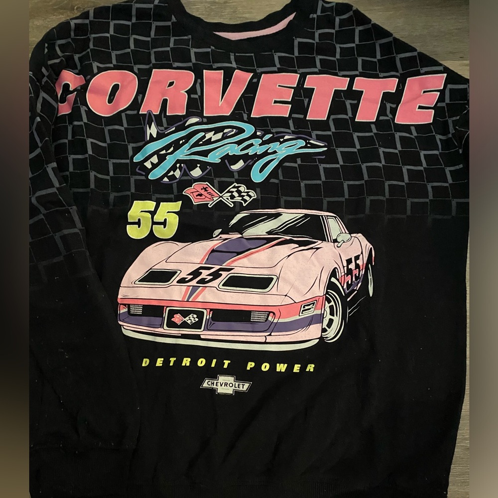 Hybrid Apparel Black Corvette Racing Sweatshirt